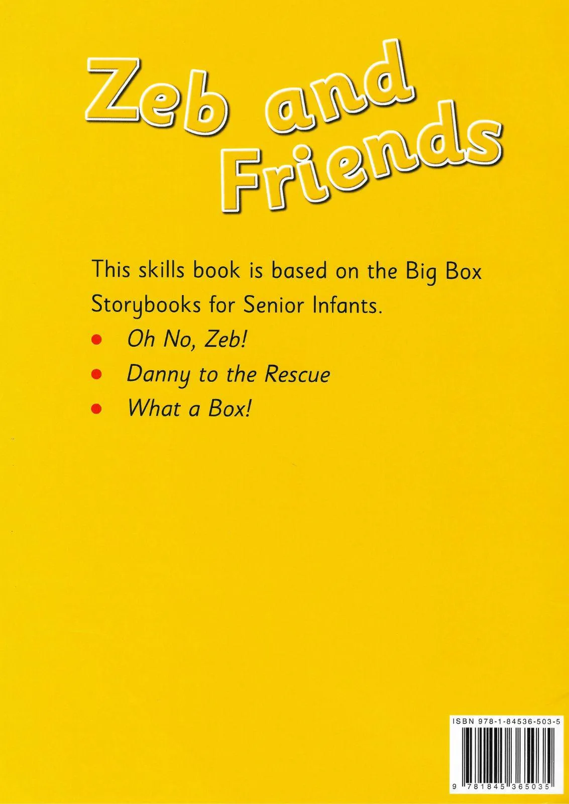 ■ Big Box Adventures - Zeb and Friends - Skills Book