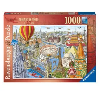 1000 pc Puzzle - Around The World in 80 Days