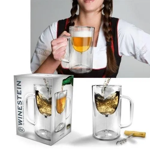 12-Pack: Wine Glass Beer Mug