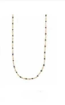 2046-0251 Necklace - Black with Enamel Steel