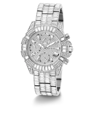 40th Anniversary Limited Edition GUESS Ladies Silver Tone Multi-function Watch