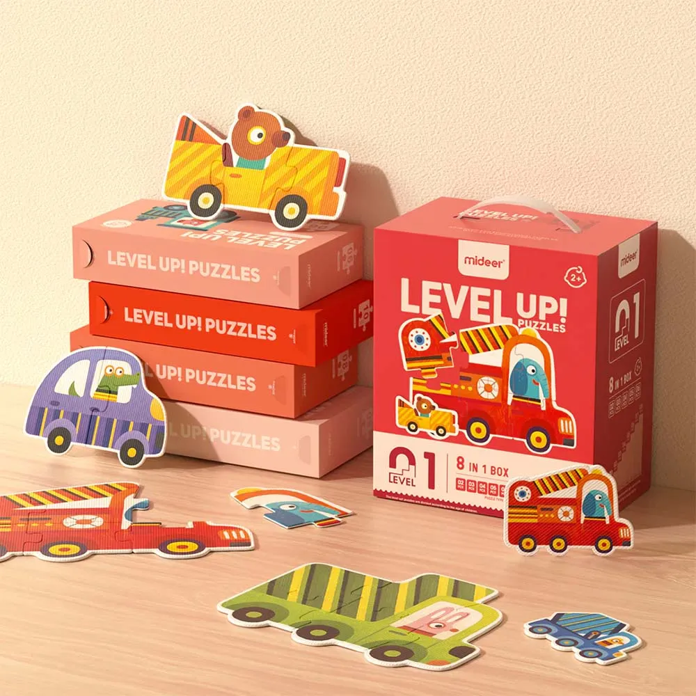 8-in-1 Level Up Puzzles: Level 1 Traffic