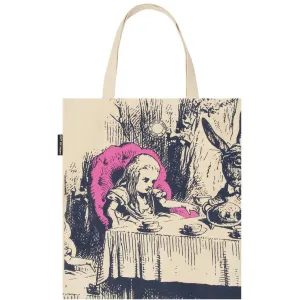 Alice in Wonderland Canvas Tote