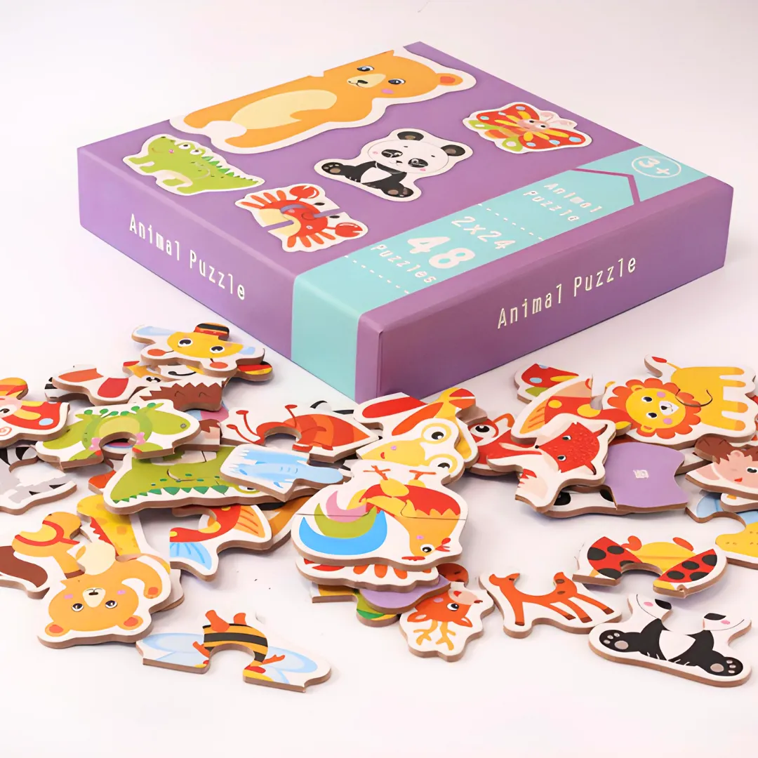 Animals Jigsaw Puzzle for Kids 48 Puzzle Pieces BOX