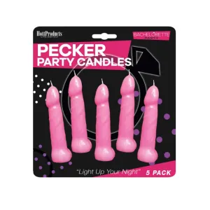 Bachelorette Party Pecker Party Candles