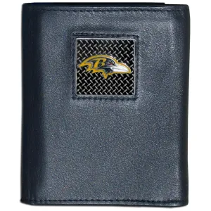 Baltimore Ravens Gridiron Leather Tri-fold Wallet