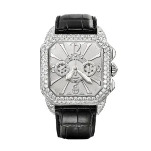 Berkeley Steel Chronograph 43 Luxury Diamond Watch for Men - 43 mm Stainless Steel - Backes & Strauss