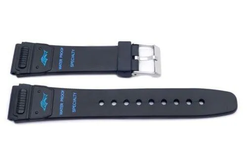 Black Sport Style Waterproof 20mm Watch Strap P3068