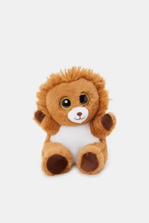 Brown Cuddles Sparklezzz Plush Lion