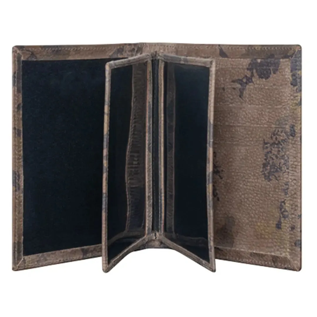 Camouflage Leather Document Holder - HunTec Camouflage by Blaser