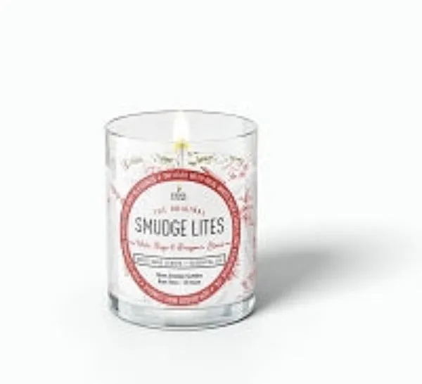 Candle - White Sage and Dragon's Blood Smudge Lite