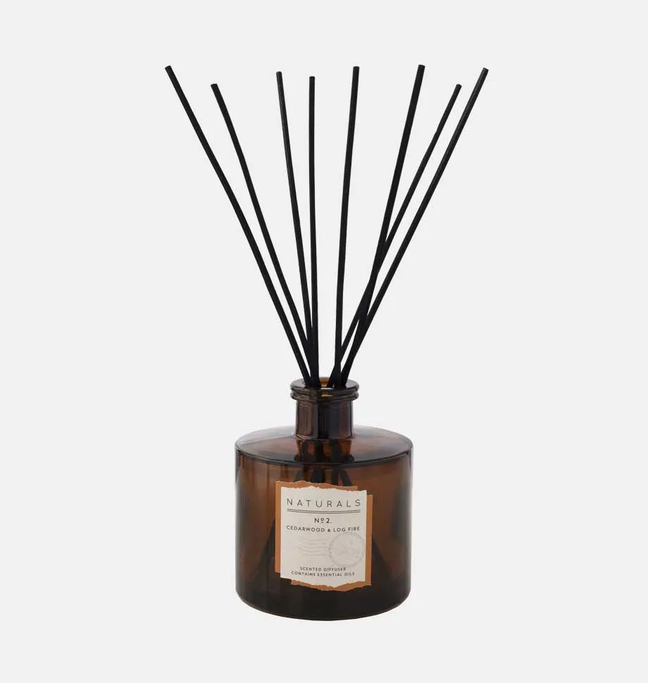 Cedarwood & Log Fire Diffuser In Gift Box