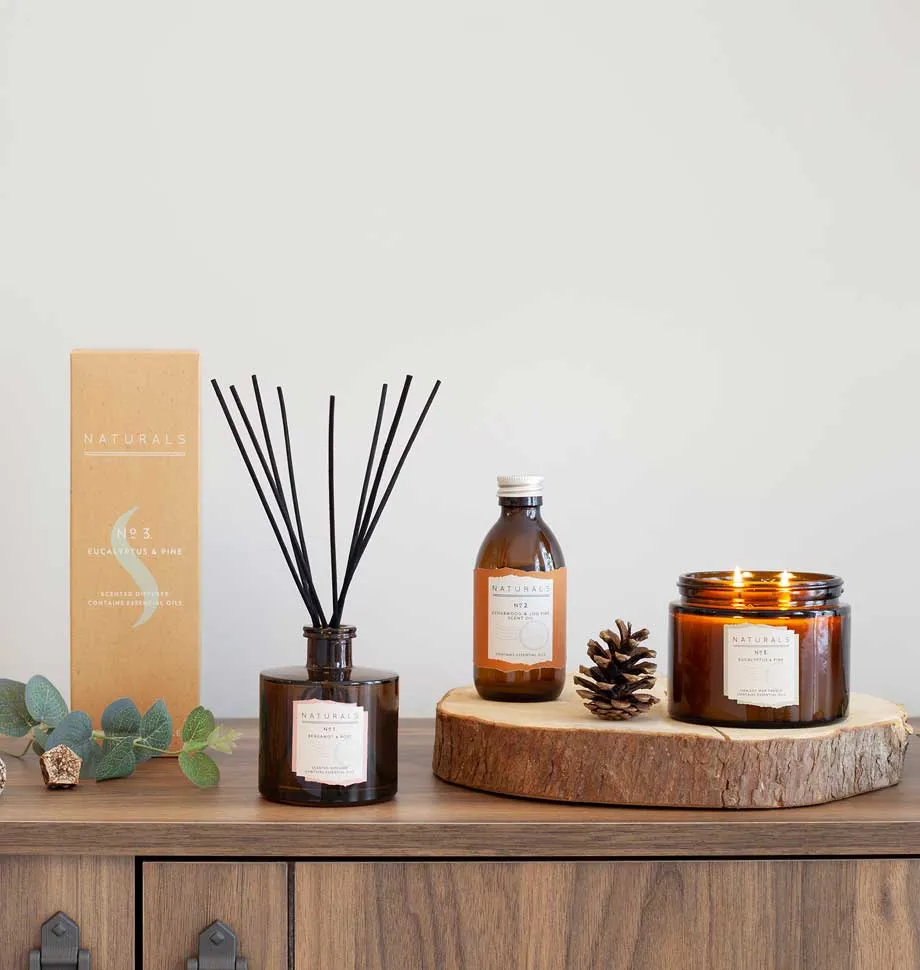 Cedarwood & Log Fire Diffuser In Gift Box