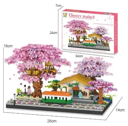 Cherry Tree House Building Blocks