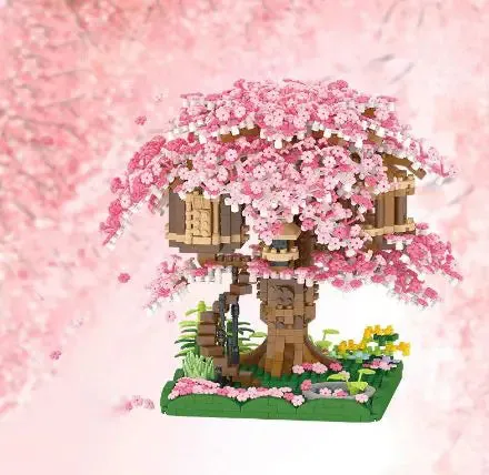 Cherry Tree House Building Blocks