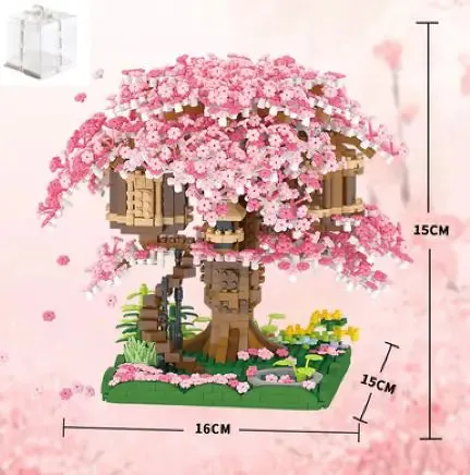 Cherry Tree House Building Blocks