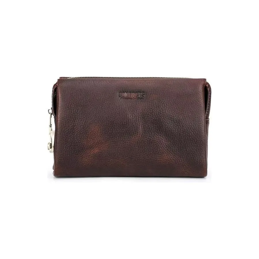 CowLuxe Stylish Leather Men's Organizer Bag