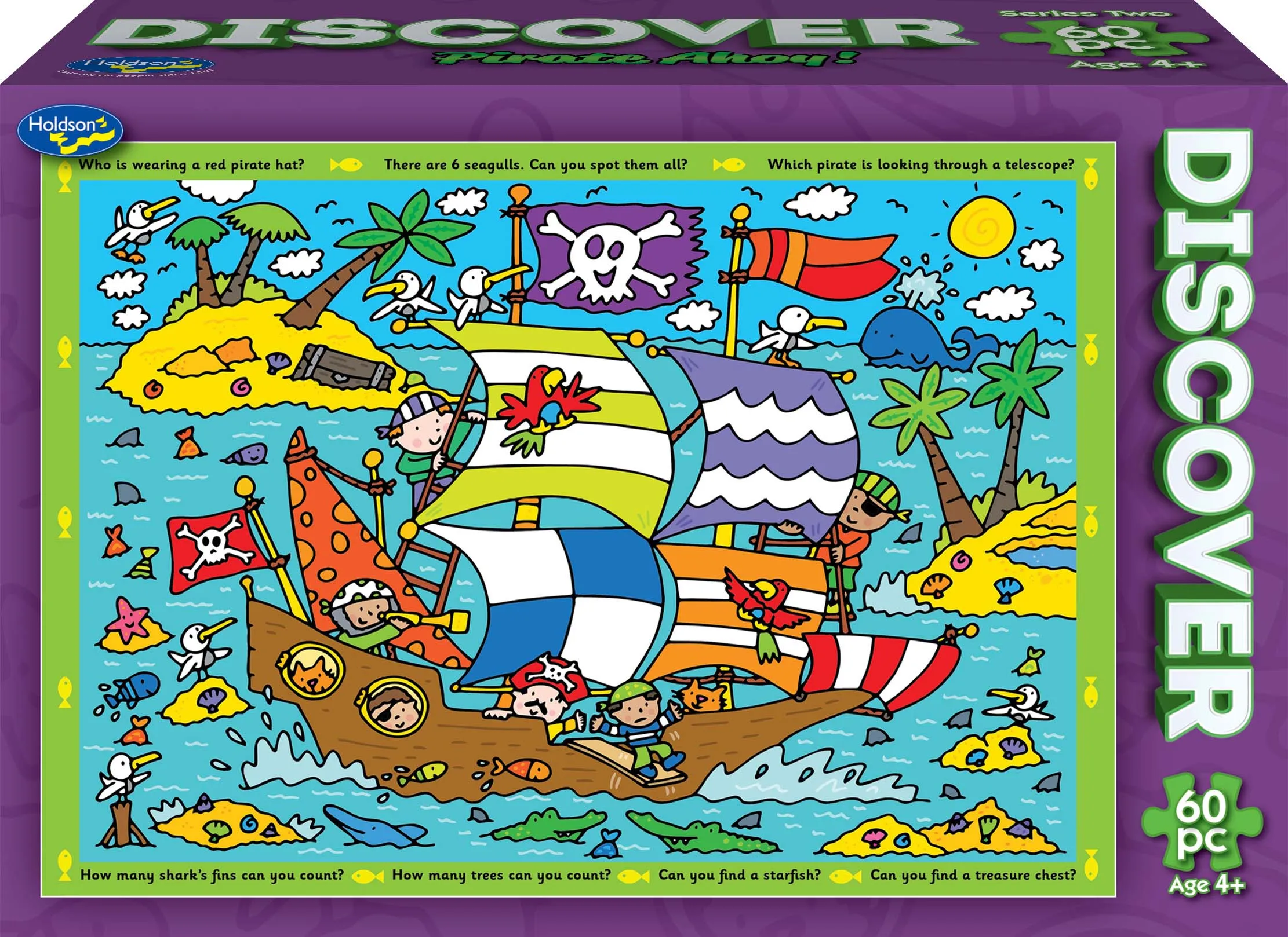 Discover Series 2 60 Piece Puzzle Pirate Ahoy!