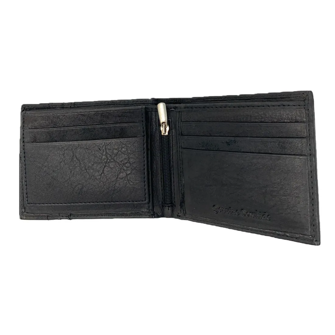 Empire Cove Stylish Accent Genuine Leather Bifold Wallets Mens Womens