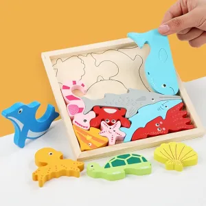 Engaging 3D Puzzles for Kids Animals Fruits  Veggies