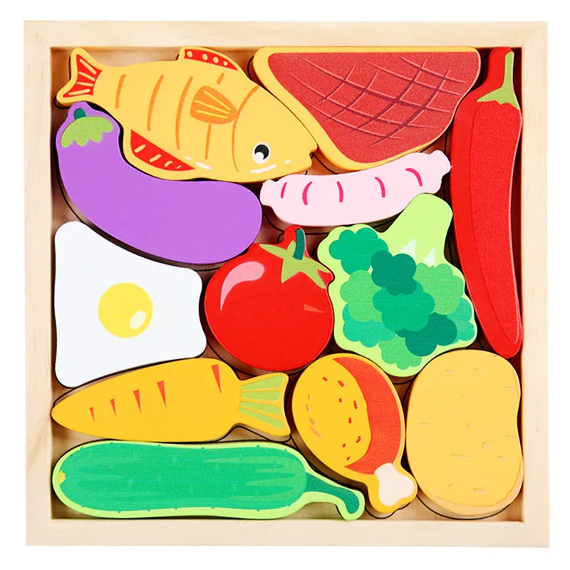 Engaging 3D Puzzles for Kids Animals Fruits  Veggies