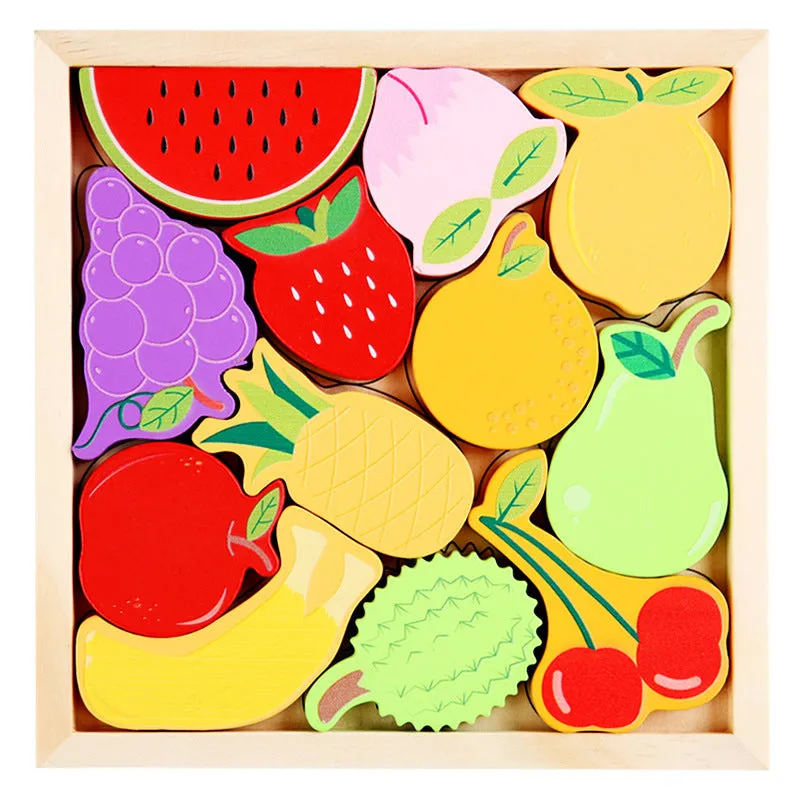 Engaging 3D Puzzles for Kids Animals Fruits  Veggies