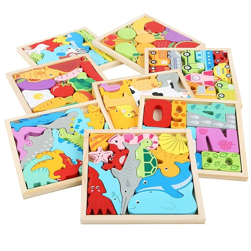 Engaging 3D Puzzles for Kids Animals Fruits  Veggies