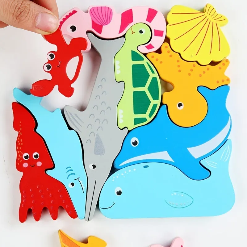 Engaging 3D Puzzles for Kids Animals Fruits  Veggies