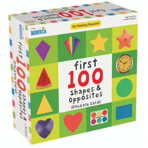 First 100 Shapes & Opposites Puzzle Cards