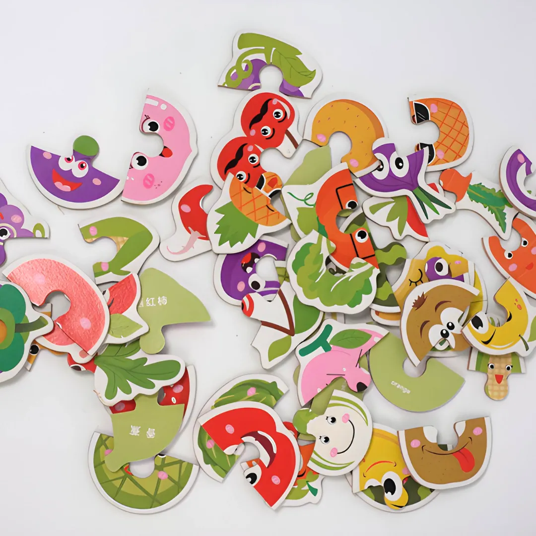 Fruits and Vegetables Jigsaw Puzzle for Kids 48 Puzzle Pieces BOX