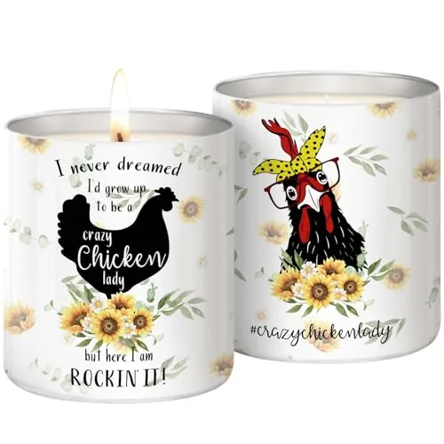 Funny Birthday Chicken Gifts for Women - Chicken Lovers Gifts, Crazy Chicken Lady Sunflower Farm Mom Gifts, Mother's Day Gifts for Mom