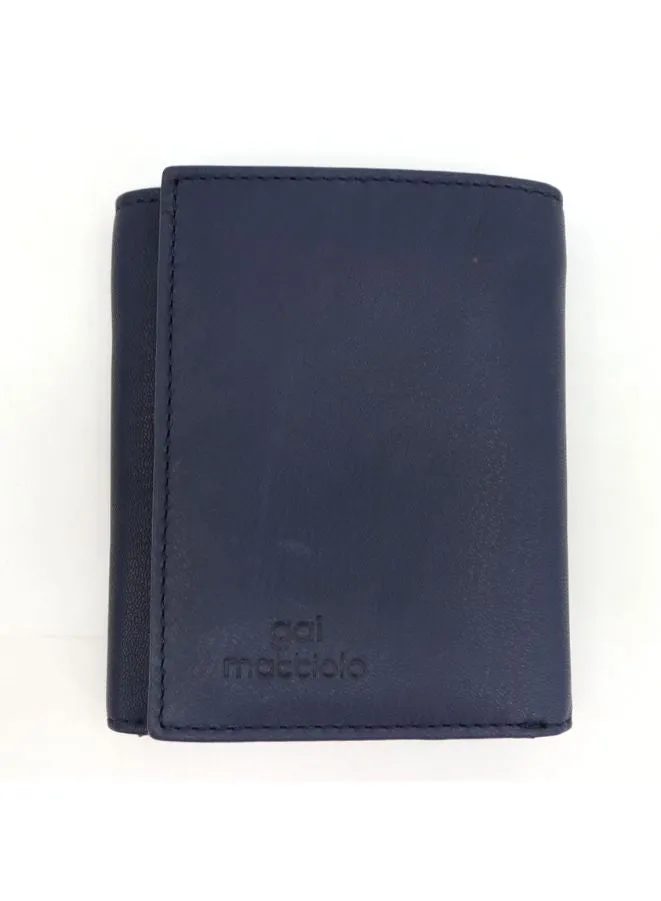 Gai Mattiolo Unisex Leather Wallet, Nappa Leather, RFID, 9x10.7x1.5 cm