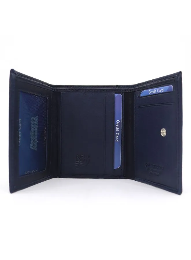 Gai Mattiolo Unisex Leather Wallet, Nappa Leather, RFID, 9x10.7x1.5 cm