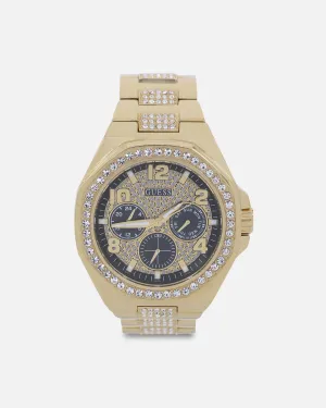 Guess Mainline Empire Crystal Bracelet Watch Gold