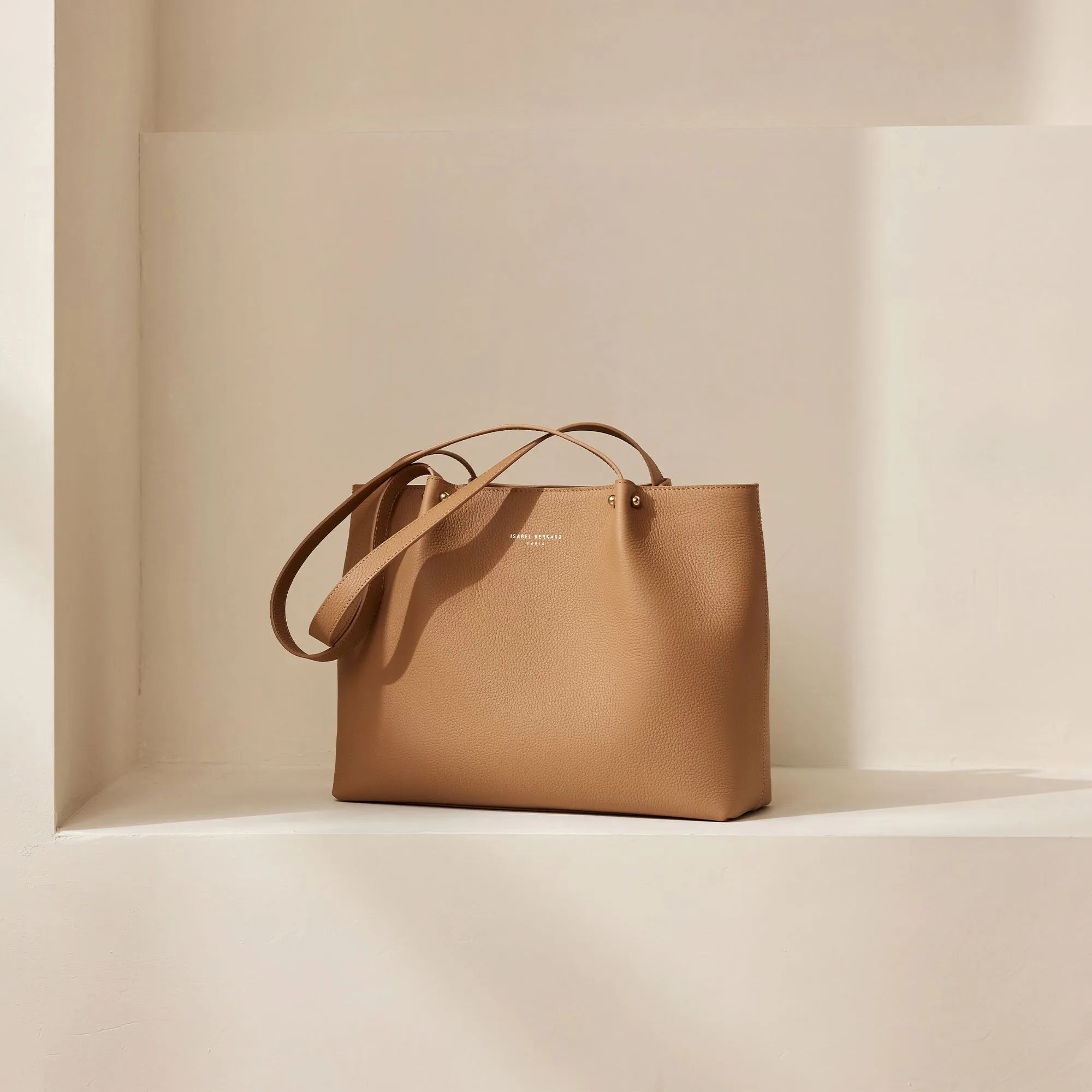 Honoré Nata camel leather shopper calfskin leather