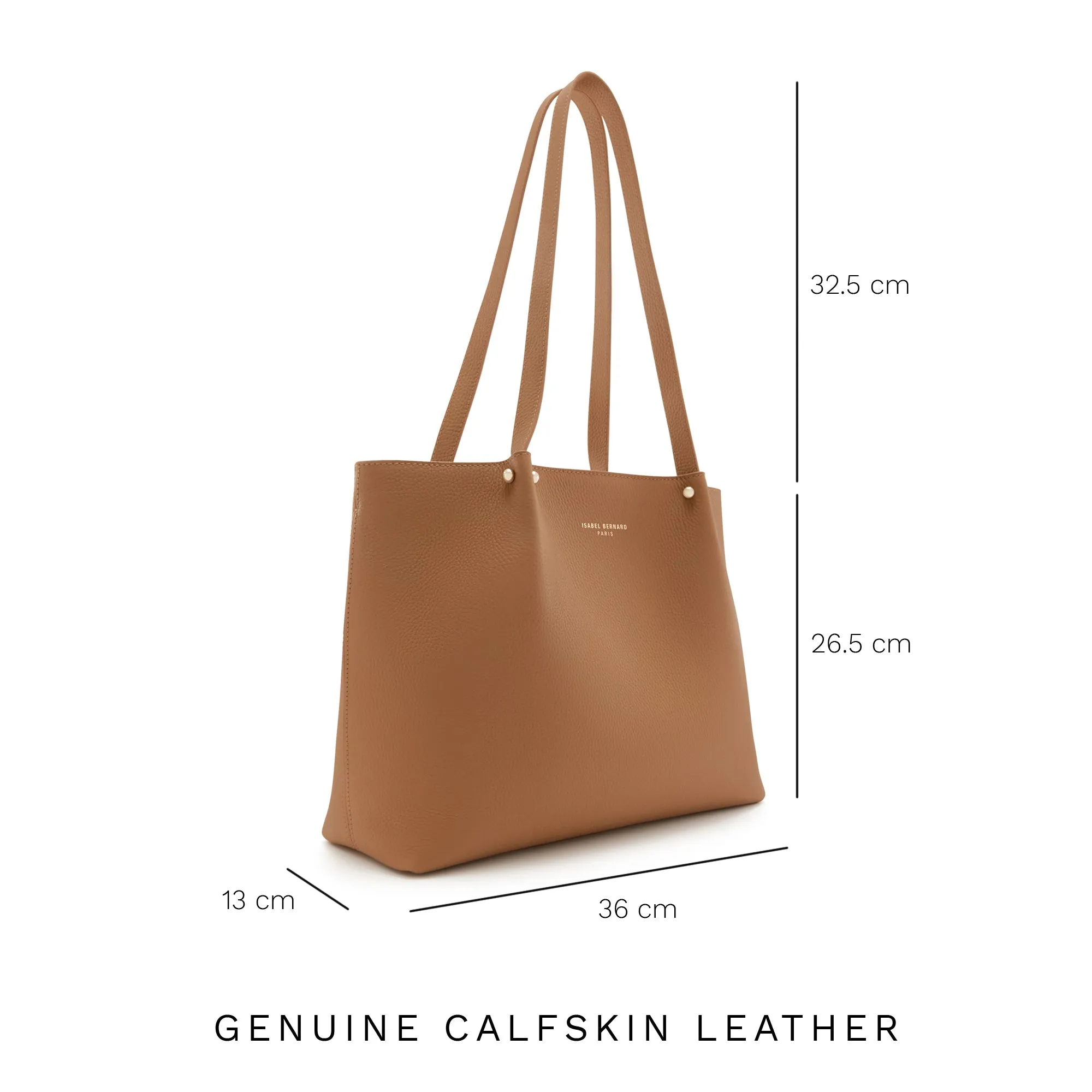 Honoré Nata camel leather shopper calfskin leather