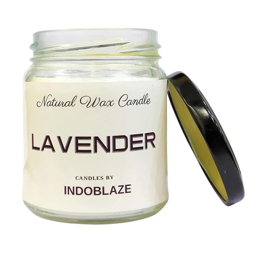 Indoblaze Scented Candle for Home Decor | Fragrance Candles for Home | Aroma Candles for Bedroom, Scent: (Rose Marry   Sage | Lavender | Cranberry, Pack of 3)