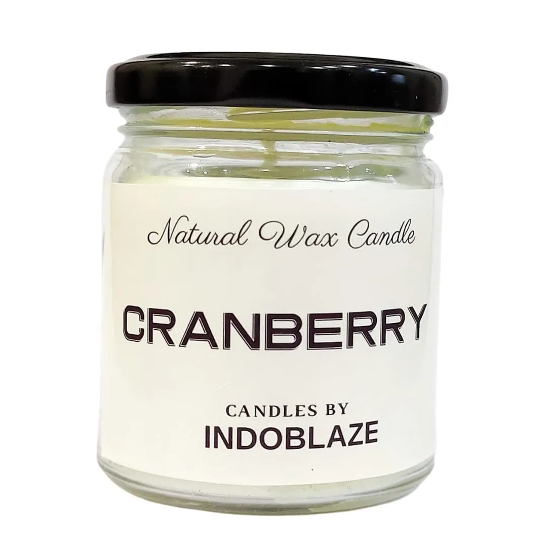 Indoblaze Scented Candle for Home Decor | Fragrance Candles for Home | Aroma Candles for Bedroom, Scent: (Rose Marry   Sage | Lavender | Cranberry, Pack of 3)