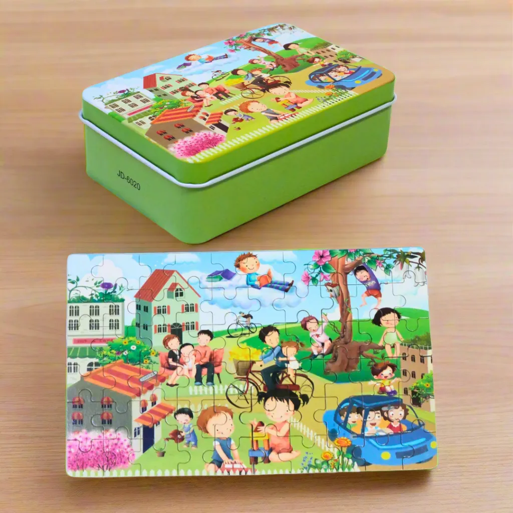 Jigsaw Puzzles inside Metal Box, JD-225*135mm-1 (Random Designs will be sent)