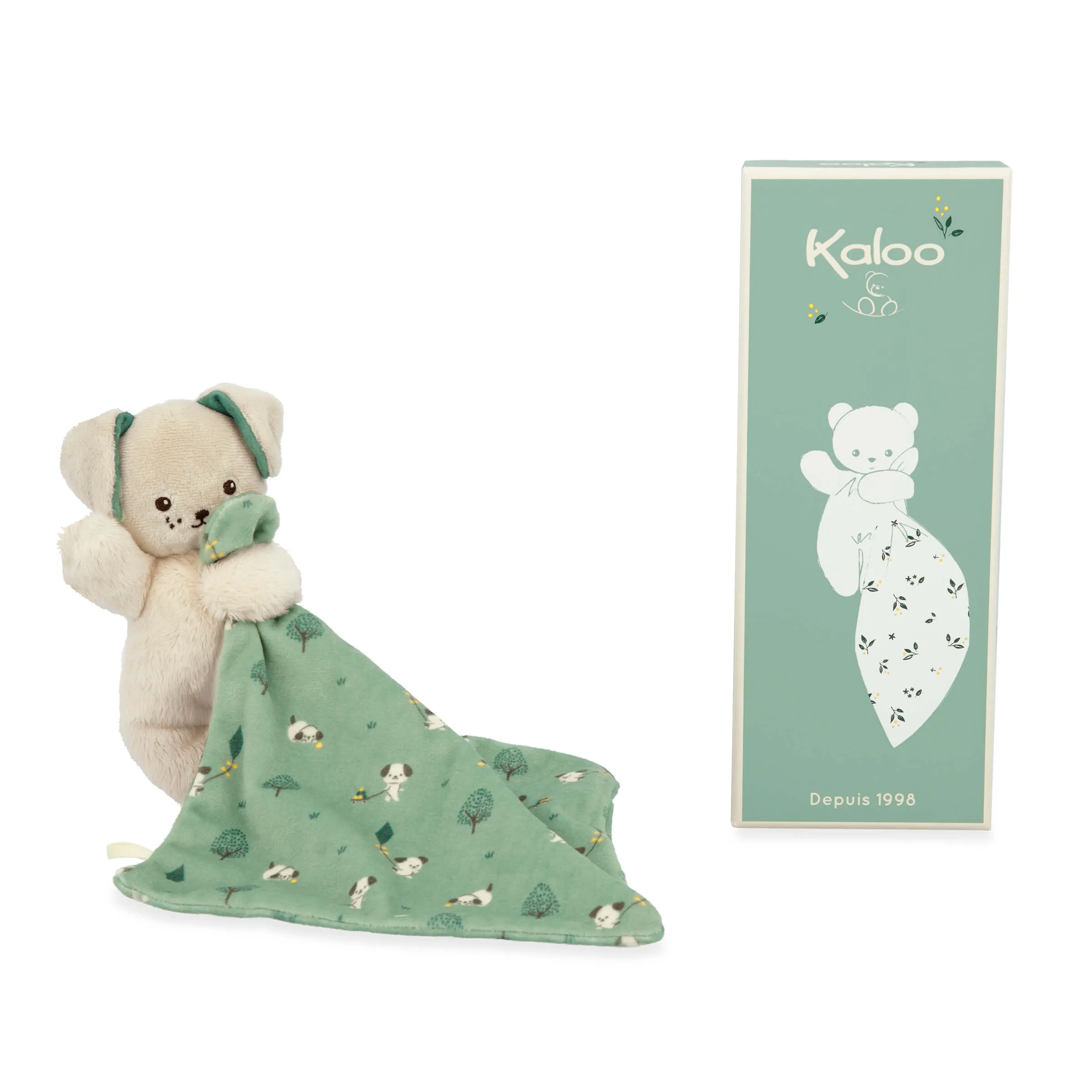 Kaloo Green Dog Doudou