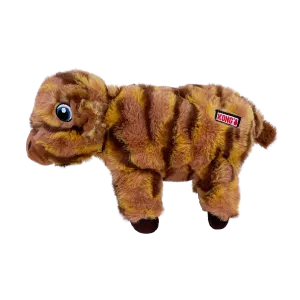 KONG Low Stuff Stripes Cow Dog Toy