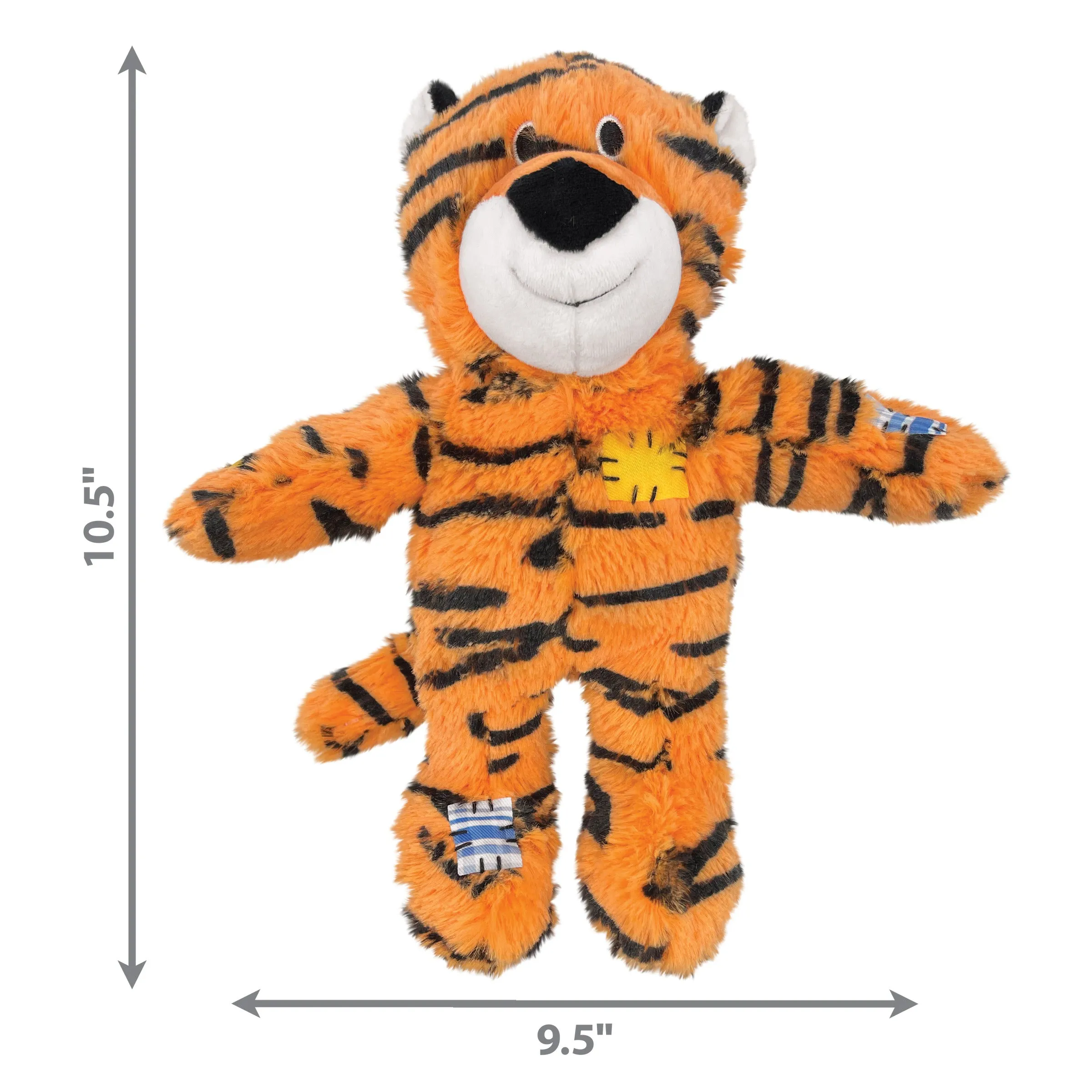 KONG Wild Knots Tiger Medium to Large Dog Toy