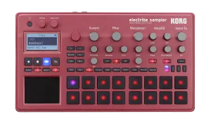 Korg ELECTRIBE 2S Rd Sampler Music Production Station With V20 Software (Red)