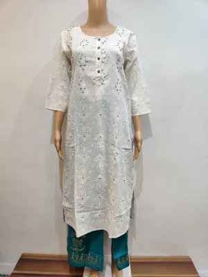 Lilac Kurta pant set