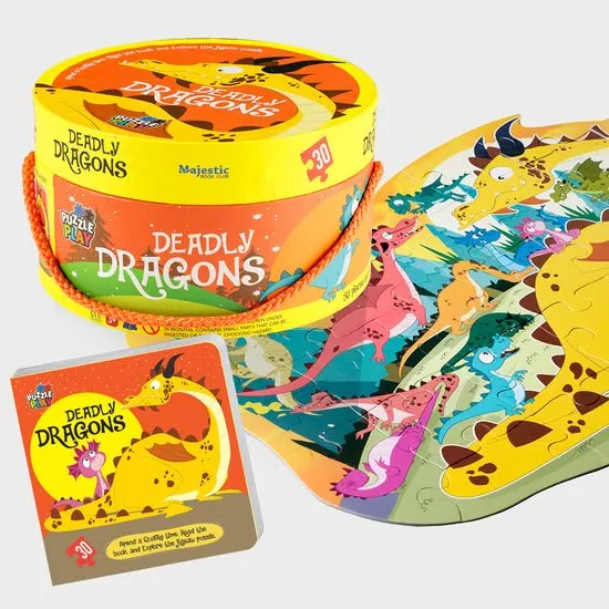 Majestic Book Club Deadly Dragons-PUZZLE PLAY