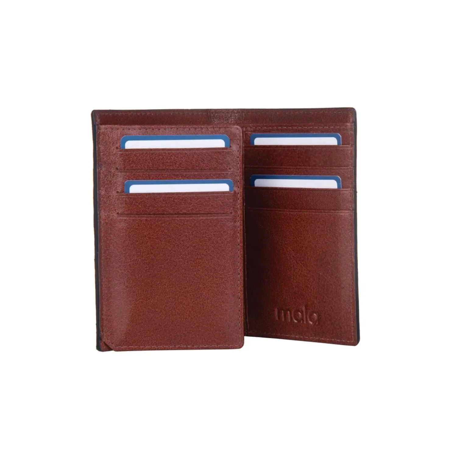 Mala Leather Vintage Football Bifold Wallet