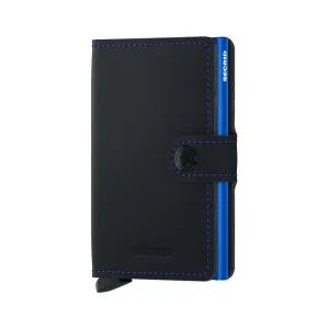 Miniwallet Matte Black & Blue