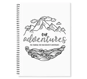 Monochrome "Our Adventures" Book