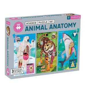 Mudpuppy Animal Anatomy Science Puzzle Set