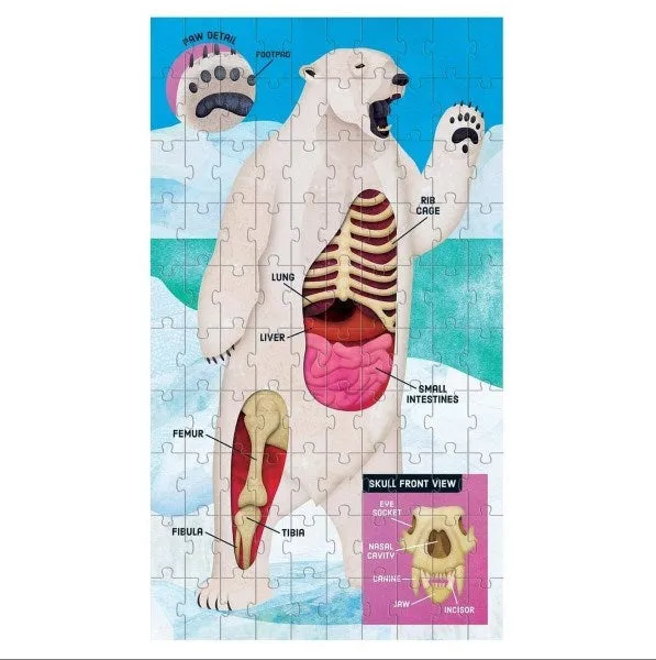 Mudpuppy Animal Anatomy Science Puzzle Set